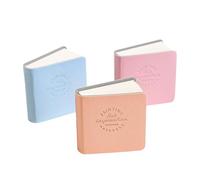 Generico Quaderno,Set da 3 5x5 cm Portatile | Taccuino da Viaggio e Album per | per Journaling, Viaggi, Scuola e Tutti