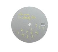 Generico Quadrante dell'orologio modificato con quadrante da 28,5 mm, adatto al movimento NH35/4R36 Chi se ne frega, sono già in ritardo Accessori for orologi(Yellow)