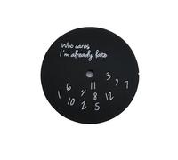 Generico Quadrante dell'orologio modificato con quadrante da 28,5 mm, adatto al movimento NH35/4R36 Chi se ne frega, sono già in ritardo Accessori for orologi(White)
