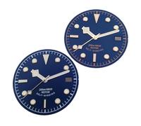 Generico Quadrante for orologio sterile luminescente da 30,5 mm con finestrella della data for movimenti NH35 NH36 ETA2824 2836 8215 8205 821A DG2813(Dial with Hands B,NH35 NH36)
