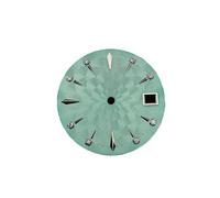 Generico Quadrante orologio NH35 Cocktail quadrante da donna radiale 29 mm meccanico modificato for movimento NH35/NH36(Sky blue)