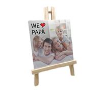 Generico Quadro Personalizzato con la Tua Foto Stampa UV su Forex PVC Ultraleggero 3mm Idea Regalo Compleanno Natale Festa del papà della Mamma Anniversario Occasioni Speciali con cavalletto