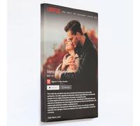 Generico Quadro Personalizzato Netflix style, Stampa su Tela Romantica, Design Streaming Film, Regalo di San Valentino per dimostrare il tuo amore al partner (20x30 cm)