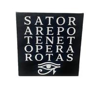 Generico Quadro Sator Arepo Tenet Opera Rotas Occhio di Horus 20x20