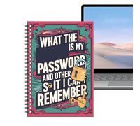 Generico Quale diavolo è la mia password?! E altre cose fastidiose che non riesco a ricordare, diario di bordo divertente e pratico per tenere traccia di tutta la tua Internet