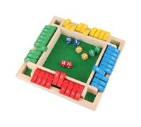 Generico Quattro lati 10 numeri Chiudere il set di giochi da tavolo Dadi Party Club Giochi per 4 giocatori Partita Numero Partita Giochi da tavolo
