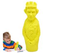 Generico Queen Elizabeth Eraser, Commemorazione di Sua Maestà la regina Elisabetta II, Elizabeth Ornament Pencil Eraser per i premi in classe a scuola Regina Elizabeth Platinum Souvenir