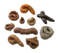 Generico Questo Set da 10 Pezzi per Il Giorno degli sciocchi Include Una Cacca. È Un Accessorio di Gioco e Un Must per la Gioia. È un'ottima Scelta per i Giochi di società e 3468