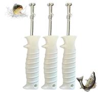 Generico Quick Release Fishhook Extractor, Hook Remover Tool Fishing, Fish Hook Remover Tool, Stainless Steel Fishinghook Extractor with Non-Slip Grip, for Bass/Trouth Fishings (3pcs)
