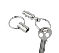 Generico Quick Release Key Ring - Detachable Keychain | Double Ring Key Rîng | Mother And Child Buckle, Double End Pull Apart Keys, Removable Handy Keyring For Bag Purse Belt, Outdoor Accessory