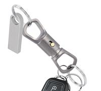 Generico Quick Release Keychain - 6x1.5cm Rotating Connecting | Quick Disconnect Keychain For Women Men Hikers Motorcyclists Fishermen Anglers Drivers Mechanics Travel Shopping Camping Hiking Fishing