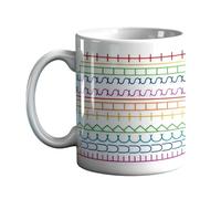 Generico Quirky Coffee Cup, Ceramic Beverage Holder, Handle Mug with Smooth, Reusable Drinkware with Creative Design, Playful Pattern with Modern Style, Kitchen Use for Office Desk