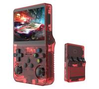 Generico R36S Retro Handheld Games Console, 20,000+ Classic Games, 30+ Mainstream Emulators, with 3.5" IPS Display, 64/128GB and, Screen Portable Pocket Video Player,3500mah Battery (Rosso, 64, GB)