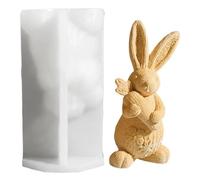 Generico Rabbit Silicone Mold - 3D Epoxy Ornaments Art Craft, Concrete Plaster Ornaments, Decorative Bunny Shape | Silicone Resin Mold for Home Table Holiday Dinner Room Party Wedding Centerpiece