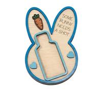 Generico Rabbit Wine Bottle Holder - Aesthetic Easter Animal, Glass Holder with Displaying Bottles, Bar Accessory, Decorative Storage, Wine Rack for Cocktail Whiskey Beer Table Shelf Kitchen Bar