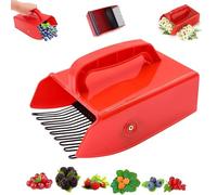 Generico Raccoglitore per Camomilla con Pettine in Acciaio Inox, Strumento Ergonomico per La Raccolta di Bacche Ed Erbe, Rastrrello Efficiente per La Raccolta di Fiori, Raccoglitore di Sfere(1PC)