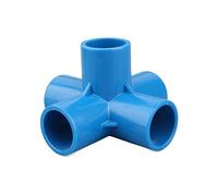 Generico Raccordi for Tubi in PVC Blu 20-32 mm Diritti/a Gomito/a T/a Croce | Giunti adattatori for tubi dell'acqua a 3-6 vie(YELLOW,I.D 20mm)