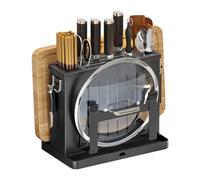 Generico Rack - Board Organizer for Kitchen | No Drill Installation Metal Frame with Ventilated Base & Upright Storage System for Dorm Living Apartment Setup Restaurant Prep and Hotel Utility