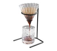 Genérico Rack Di Supporto Del Caffè - 4.53x8.39 Pollici Supporto Del Filtro Del Caffè, Braacket Manuale Di Ferro, Porta Del Birraio In Metallo | Versare La Griglia Della Coppa Filtro | Stand Di Acqua
