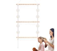 Generico Rack Porta Fascia Per Capelli - Organizer Per Montato A Parete Da 60 Cm, Appendiabiti Multistrato Per Fermagli Per Capelli, Contenitore In Tessuto | Organizzatore Di Decorativi Per L'