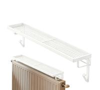Generico Radiator Cover Shelf - Heater Ledge, 60cm Thermal Mantel For Narrow Spaces, Warmth Grating With Magnetic Fix, Utility Furniture, For Hallway, Lounge And Compact Office Chambers