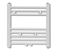 Generico Radiatore Centrale Portasciugamano Dritto 480 x 480 mm,Bianco,4.3kg,140840
