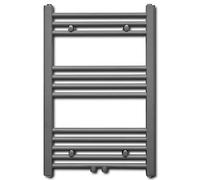 Generico Radiatore Centrale Portasciugamano Dritto Grigio 500 x 764 mm,Grigio,6.3kg,141889