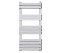 Generico Radiatore Portasciugamano Centrale Dritto 600 x 1200 mm,Bianco,16kg,140867