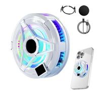 Generico Raffreddatore Magnetico per Telefono,Raffreddamento Tablet con Luce RGB | Ventilatore Raffreddante per Cellulare - per Giocatori Donne Streamer Creatori Amanti della Tecnologia Ufficio Casa