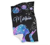 Generico Ragazza cielo stellato Asciugamano Telo Mare Personalizzato Personaggi Collezione Idea Regalo Estate Piscina Vacanze assorbente bambina bambini colorato con stampa personalizzata 100x150cm
