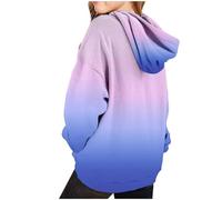 Generico Ragazze Felpa con Cappuccio Manica Lunga,Felpa Senza Girocollo per a Maniche Lunghe Giacca alla Moda Taglia Hoodie Ultra Morbida Oversize Autunno e Inverno