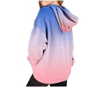Generico Ragazze Felpa con Cappuccio Manica Lunga,Felpa Senza Girocollo per a Maniche Lunghe Giacca alla Moda Taglia Hoodie Ultra Morbida Oversize Autunno e Inverno