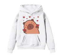 Generico Ragazze Felpa con Cappuccio Manica Lunga,Felpa Senza Girocollo Top Teenager Classics a Maniche Lunghe Giacca alla Moda Taglia Hoodie per lescenti Bambine e 4-15 Anni