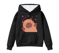 Generico Ragazze Felpa con Cappuccio Manica Lunga,Felpa Senza Girocollo Top Teenager Classics a Maniche Lunghe Giacca alla Moda Taglia Hoodie per Adolescenti Bambine e 4-15 Anni