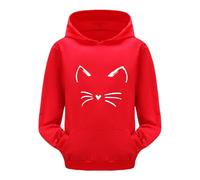 Generico Ragazze Felpa con Cappuccio Manica Lunga Leggera da Bambine Top Teenager Classics Felpe Ragazza Elegante Lunghe Cappotto Homewear per Bambini Ultra Morbida Oversize 2-13 Anni Invernale