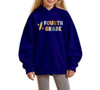 Generico Ragazze Felpa con Cappuccio Manica Lunga Maniche Lunghe per Bambini Pullover Ampia Accogliente Graziosa Giacca alla Moda Taglia Hoodie Comfort e Calore 2-13 Anni Invernale
