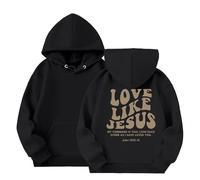 Generico Ragazze Felpa con Cappuccio Manica Lunga Morbida Felpe Grafica per Girocollo Ragazza Elegante Lunghe Divertenti Pullover Ultra Oversize Tutti I Giorni Usura