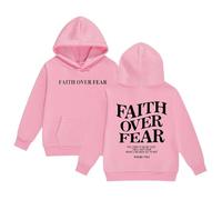 Generico Ragazze Felpa con Cappuccio Manica Lunga Morbida Felpe Grafica per Girocollo Sweatshirt Calda Sportswear Casual Scuola Cappotto Tinta Unita Cerniere Primaverili 2-13 Anni Invernale