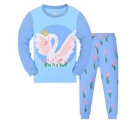 Generico Ragazze Ragazzi Pigiama Manica Lunga,Abbigliamento da Casa Traspirante Bambini Notte Invernale Autunnale Pigiami Set Abbigliamento per Idea Primavera e l'autunno