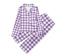 Generico Ragazze Ragazzi Pigiama Manica Lunga Abbigliamento da Casa Traspirante Stampa di Cartoni Animati Carino a e con Pantaloni Lunghi Unisex Bambini per 1-12 Anni