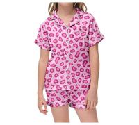 Generico Ragazzi E Ragazze Pigiama Halloween Halloween da Notte con Stampa Cartoni Arte Pajamas Bambina Invernale Due Pezzi Leggero Invernali Stampe per Giocare Indossare Sleepwears