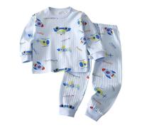 Generico Ragazzi Ragazze Pigiama Manica Lunga,Abbigliamento da Casa Traspirante Caldo Carino Rimani al in Autunno e Inverno Unisex Bambini per Adolescenti, 1 a 12 Anni