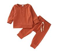 Generico Ragazzo Tuta in Felpa Sportiva,Bambini Stampato Set di Felpe per E Bambine A Maniche Lunghe Primavera Sportiva Completo Autunno Inverno Outfit Jogging,la Casa,Scuola, Spesa