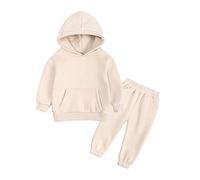 Generico Ragazzo Tuta In Felpa Sportiva Completo T Shirt Pantalone Da Calcio Cordinata Full Print E Ragazzi Ragazze Abbigliamento Set Con Cappuccio Pantaloni Di Felpe 3-15 Anni