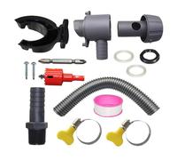 Generico Rain Barrel Diverter Kit Flexible Filtration with Adjustable Valve