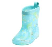 Generico Rain Boot Kids, Scarpe da Barca Unisex - Bambini e ragazzi- Stivali da Pioggia Impermeabili per Ragazzi e Ragazze, Casual, con Suola Morbida e Cinturino da Polso, Tinta Unita