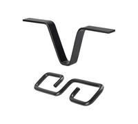 Generico Rain Chain Clip - V Type Metal Rain Chain Clip Holder, Rains Chains Water Diverter Accessories, Heavy Duty Mounting Bracket | for Garden Patio Backyard, Porch Balcony Deck Roof Downspout