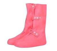 Generico Rain Shoe Covers - 1 Pair Reusable Silicone, Stretchy Waterproof Booties, Snow Mud Protection Gear, Anti-Slip Tread Base, Travel Gardening Yard Working Beach Use, Small Medium Large Sizes