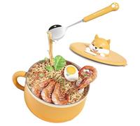 Generico Ramen Bowl - Black Blue Ramen Bowl | Soup BowlsBlack | Stainless Steel Pasta Bowls Instant Noodle Bowls For Soups Thick Enough Medium Sized, Noodles, Soup, Lunch