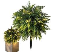 Generico Rami di Pino Artificiali 53 cm Fogliame Artificiale Natalizio con | rami di pino artificiali natalizi per Tavolo, Vaso, Giardino, Portico, Ingresso, Davanzale, Soggiorno